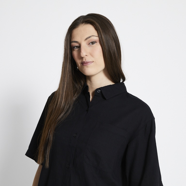 Kortärmad linneskjorta "Dana"